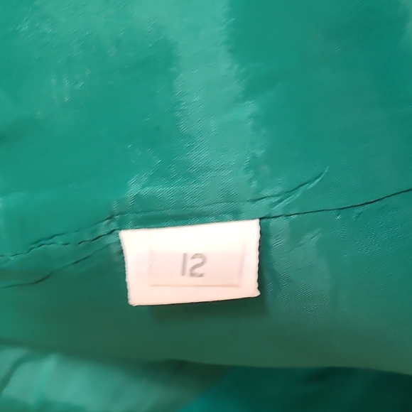 Liz Claiborne Vintage 100% Linen Blue Double-Breasted Blazer Jacket Size 12 - Picture 12 of 15